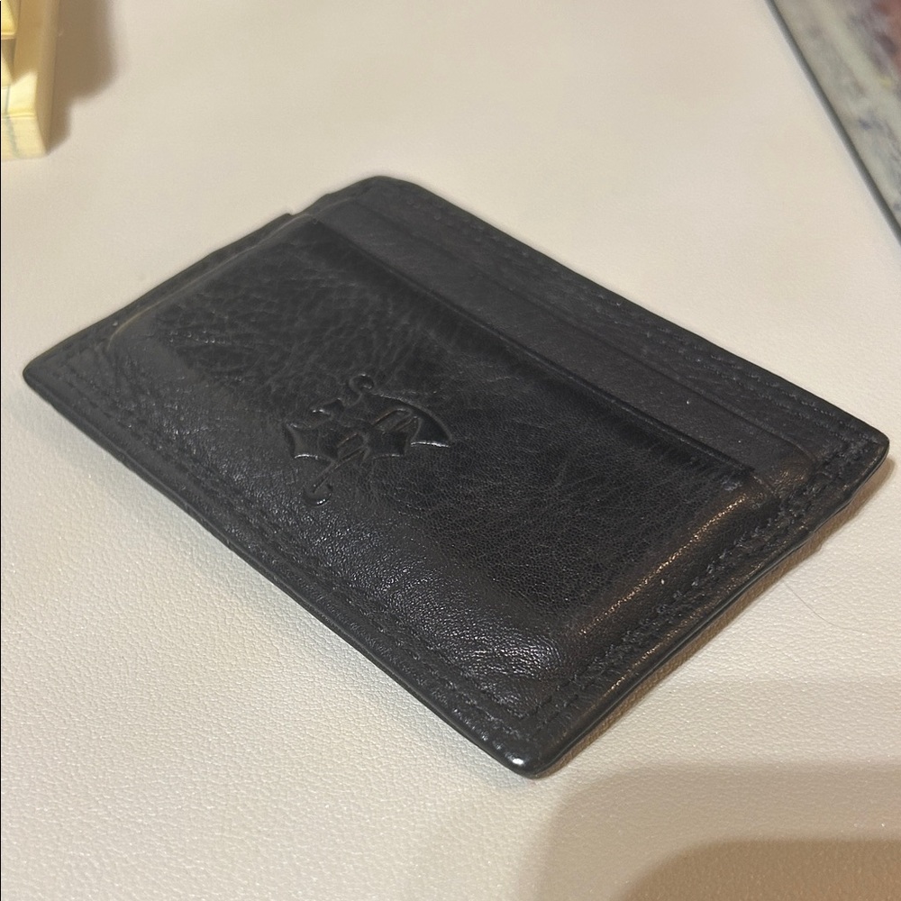 Fossil Dark Leather Card Holder